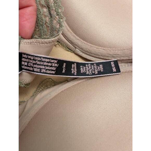 Victoria's Secret Very Sexy Multi-Way Bra Gray Padded Underwire Removable Straps - Picture 5 of 6